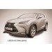 Slitkoff LNX001B защита переднего бампера d57 "волна" черная Lexus NX 300h
