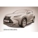 Slitkoff LNX004 защита переднего бампера d57+ d42 двойная радиусная Lexus NX 300h