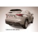 Slitkoff LNX012B защита заднего бампера d57 черная Lexus NX 300h
