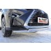Slitkoff LRX15-001 защита переднего бампера d57+ d42 двойная Lexus RX350 (2015)