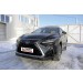 Slitkoff LRX15-002B защита переднего бампера d57 черная Lexus RX350 (2015)