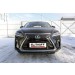 Slitkoff LRX15-003B защита переднего бампера d57 короткая черная Lexus RX350 (2015)