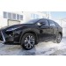 Slitkoff LRX15-004 защита порогов d76 труба с проступями Lexus RX350 (2015)