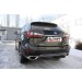 Slitkoff LRX15-007B защита заднего бампера d57 короткая черная Lexus RX350 (2015)