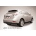 Slitkoff LRX35-12.010B защита заднего бампера d57 черная Lexus RX350/RX270 (2012)