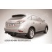 Slitkoff LRX35-12.012B защита заднего бампера уголки d76 черные Lexus RX350/RX270 (2012)