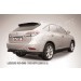 Slitkoff LRX35-12.013B защита заднего бампера уголки d57 черные Lexus RX350/RX270 (2012)