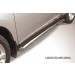 Slitkoff LRX35011 защита порогов d76 труба с гибами Lexus RX350 (2009)
