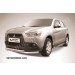 Slitkoff MAS001 защита переднего бампера d76+ d57 двойная Mitsubishi ASX
