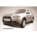 Slitkoff MAS006B защита переднего бампера d57 короткая черная Mitsubishi ASX