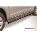 Slitkoff MAS009B защита порогов d57 труба черная Mitsubishi ASX