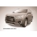 Slitkoff MAS14-004 защита переднего бампера d57+ d42 двойная Mitsubishi ASX (2014)