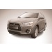Slitkoff MAS14-007B защита переднего бампера d57 короткая черная Mitsubishi ASX (2014)