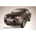 Slitkoff ML010B защита переднего бампера d57 черная Mitsubishi L-200 Triton