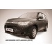 Slitkoff MOUT13-001B защита переднего бампера d57 "волна" черная Mitsubishi Outlander (2013)