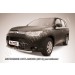 Slitkoff MOUT14-008 защита порогов d42 с листом усиленная Mitsubishi Outlander (2014)