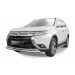 Slitkoff MOUT15-003 защита переднего бампера d57 Mitsubishi Outlander (2015) рестайлинг