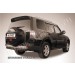 Slitkoff MPJ017B защита заднего бампера d76 короткая черная Mitsubishi Pajero IV