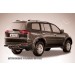 Slitkoff MPS010B защита заднего бампера уголки d57 черные Mitsubishi Pajero Sport (до 2010)