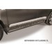 Slitkoff MXL008B защита порогов d76 с проступями черная Mitsubishi Outlander XL (до 2010)