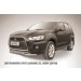 Slitkoff MXL10-003 защита переднего бампера d76+ d57 двойная Mitsubishi Outlander XL (рестайлинг 2010)