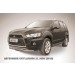 Slitkoff MXL10-005 защита переднего бампера d57+ d42 двойная Mitsubishi Outlander XL (рестайлинг 2010)