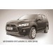 Slitkoff MXL10-005B защита переднего бампера d57+ d42 двойная черная Mitsubishi Outlander XL (рестайлинг 2010)