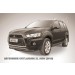 Slitkoff MXL10-006B защита переднего бампера d57 черная Mitsubishi Outlander XL (рестайлинг 2010)