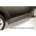 Slitkoff MXL10-008B защита порогов d76 труба черная Mitsubishi Outlander XL (рестайлинг 2010)