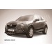 Slitkoff MZCX5-001B защита переднего бампера d57+ d42 двойная черная Mazda CX-5