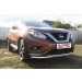 Slitkoff NIM16002 защита переднего бампера d57+ d42 двойная длинная Nissan Murano (2016)