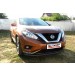 Slitkoff NIM16003B защита переднего бампера d57 длинная черная Nissan Murano (2016)