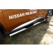 Slitkoff NIM16004 защита порогов d76 с проступями Nissan Murano (2016)