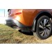 Slitkoff NIM16007B защита заднего бампера уголки d57 черные Nissan Murano (2016)