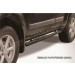 Slitkoff NIP007B защита порогов d76 с проступями черная Nissan Pathfinder R51
