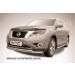 Slitkoff NIP14-003 защита переднего бампера d76+ d57 двойная Nissan Pathfinder (2014)