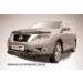 Slitkoff NIP14-003B защита переднего бампера d76+ d57 двойная черная Nissan Pathfinder (2014)