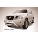 Slitkoff NIPAT008 кенгурятник d76 низкий широкий с перемычкой Nissan Patrol