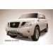 Slitkoff NIPAT008B кенгурятник d76 низкий широкий с перемычкой черный Nissan Patrol