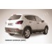 Slitkoff NIQ013B защита заднего бампера d57+ d42 двойная черная Nissan Qashqai (2007)