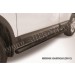 Slitkoff NIQ11-005B защита порогов d76 с проступями черная Nissan Qashqai (2011)