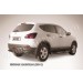 Slitkoff NIQ11-009B защита заднего бампера d57+ d42 двойная черная Nissan Qashqai (2011)