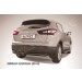 Slitkoff NIQ14-007B защита заднего бампера d76 черная Nissan Qashqai (2014)