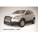 Slitkoff NIQ2002B кенгурятник d57 высокий черный Nissan Qashqai +2 (2007)