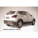 Slitkoff NIQ2013 защита заднего бампера d57+ d57 двойная Nissan Qashqai +2 (2007)