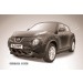 Slitkoff NJ2WD-002B защита переднего бампера d57 короткая черная Nissan Juke