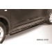 Slitkoff NJ2WD-005B защита порогов d76 с проступями черная Nissan Juke