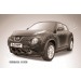 Slitkoff NJ4WD-003B защита переднего бампера d57+ d42 двойная черная Nissan Juke 4WD (2011)