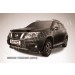 Slitkoff NTER14-002B защита переднего бампера d57+ d42 двойная черная Nissan Terrano (2014)