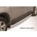 Slitkoff NXT009 защита порогов d42 с листом Nissan X-Trail (2007)